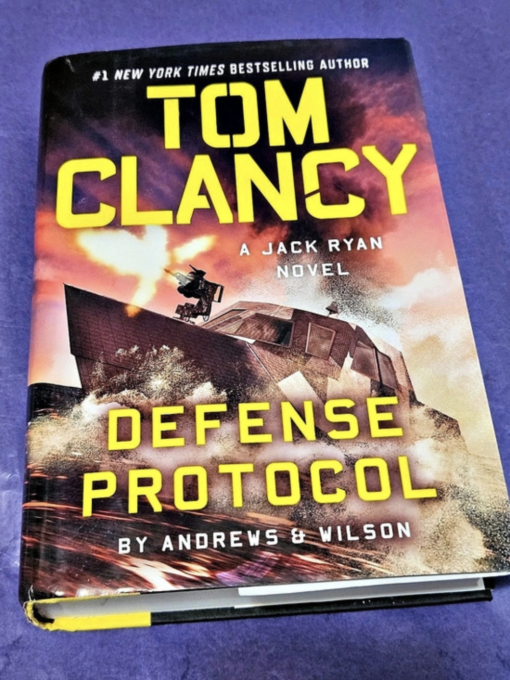 Tom Clancy Defense Protocol Hardcover Book Gently Used